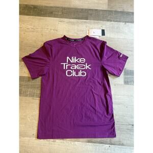 Nike Track Club Shirt Mens Small Dri Fit UV UPF 40 Running Lightweight New